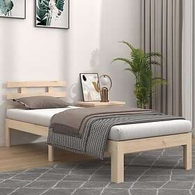 vidaXL Bed Frame massivt trä 90x190 cm 3FT 814719