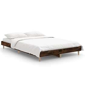 vidaXL Bed Frame rökfärgad ek 120x190 cm konstruerat trä 832090