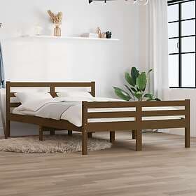 vidaXL Bed Frame honungsbrun massivt trä 150x200 cm 814827