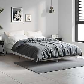 vidaXL Bed Frame grå sonoma 120x190 cm konstruerat trä 832299