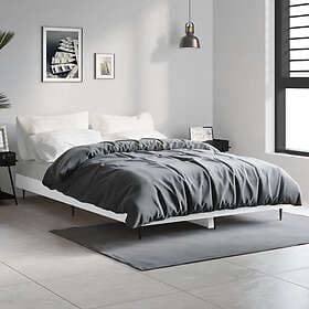 vidaXL Bed Frame vit 120x190 cm konstruerat trä 832293