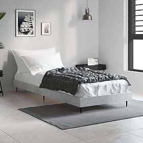 vidaXL Bed Frame betonggrå 75x190 cm konstruerad trä 832313