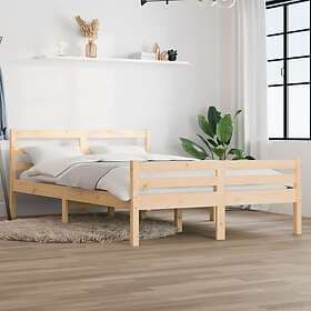 vidaXL Bed Frame massivt trä 140x190 cm 814799