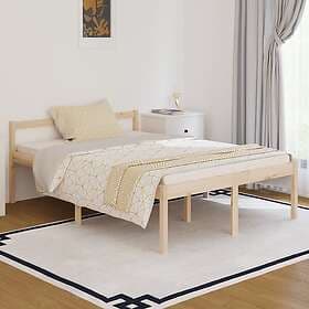 vidaXL Bed Frame massiv furu 135x190 cm 4FT6 810589
