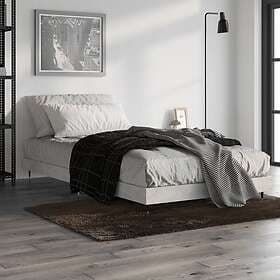 vidaXL Bed Frame betonggrå 100x200 cm konstruerad trä 832161