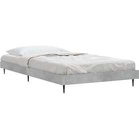vidaXL Bed Frame betonggrå 90x190 cm konstruerad trä 832305