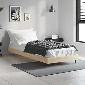 vidaXL Bed Frame sonoma-ek 75x190 cm konstruerad trä 832312