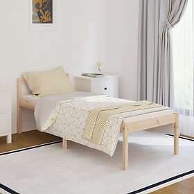 vidaXL Bed Frame massivt trä 75x190 cm 2FT6 810574