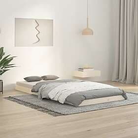 vidaXL Bed Frame vit 90x200 cm massiv furu 823460