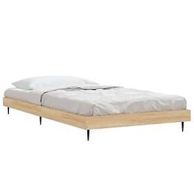 vidaXL Bed Frame sonoma-ek 90x200 cm konstruerad trä 832272