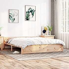 vidaXL Bed Frame massivt trä 180x200 cm 815059