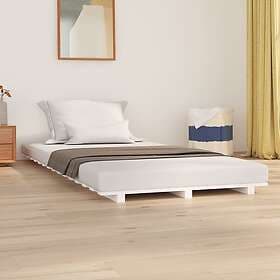 vidaXL Bed Frame vit 90x190 cm massiv furu 824589