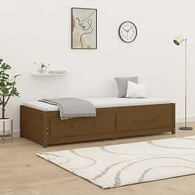 vidaXL Dagbädd honungsbrun 80x200 cm massiv furu 821587