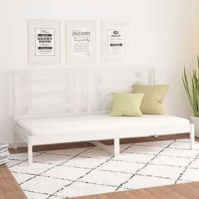 vidaXL Dagbädd vit 80x200 cm massiv furu 3108062