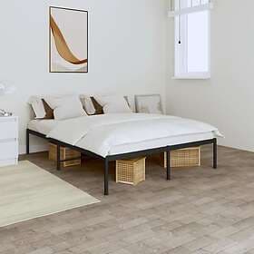 vidaXL Bed Frame metall svart 140x200 cm 350847