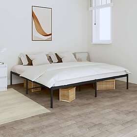 vidaXL Bed Frame metall svart 193x203 cm 350852