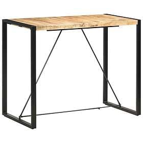 vidaXL Barbord 140x70x110 cm massivt mangoträ 285957