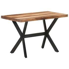 vidaXL Dining Table 120x60x75 cm Honey Finish Solid Wood 321545