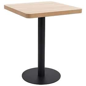 vidaXL Bistrobord ljusbrun 60X60 cm MDF 286430