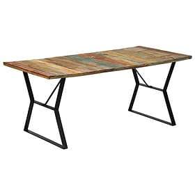 vidaXL Dining Table 180x90x76 cm Solid Reclaimed Wood 247946