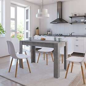 vidaXL Dining Table 120x60x76 cm Concrete Grey 800436