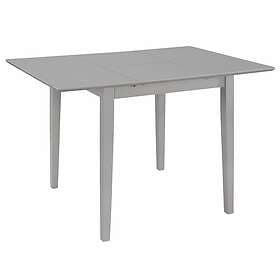 vidaXL Dining Table 80-120x80x74 cm Grey MDF 247627