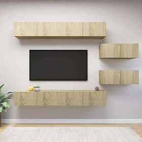 vidaXL TV Stand 6 piece sonoma oak engineered wood 3079043