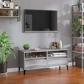 vidaXL TV Stand grå sonoma 100x34.5x44.5 cm konstruerat trä 831907