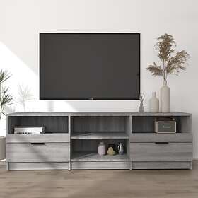 vidaXL TV Stand grå sonoma 150x33.5x45 cm konstruerat trä 817115
