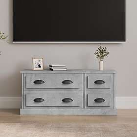 vidaXL TV Stand betonggrå 100x35.5x45 cm konstruerat trä 816452