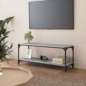 vidaXL TV Stand grå sonoma 100x33x41 cm konstruerat trä och stål 819350