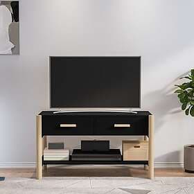 vidaXL TV Stand svart 82x38x45 cm konstruerat trä 345661