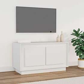 vidaXL TV Stand vit 80x35x45 cm konstruerat trä 819852