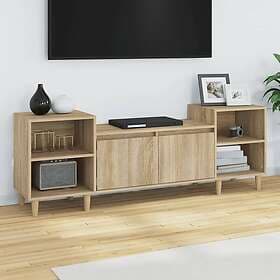 vidaXL TV Stand sonoma-ek 160x35x55 cm konstruerat trä 821191