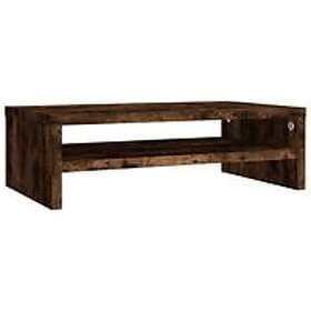 vidaXL TV Stand smoke oak 42x24x13 cm engineered wood 815267