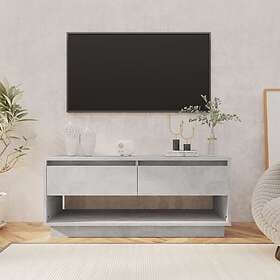 vidaXL TV Stand betonggrå 102x41x44 cm konstruerat trä 809489