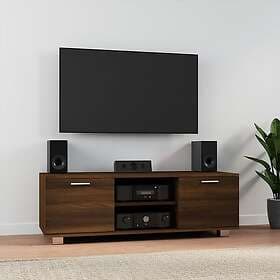 vidaXL TV Stand brun ek 120x40.5x35 cm konstruerat trä 342621