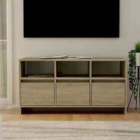 vidaXL TV Stand sonoma-ek 102x37.5x52.5 cm konstruerat trä 809803