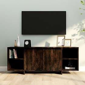 vidaXL TV Stand rökfärgad ek 130x35x50 cm spånskiva 813053