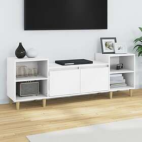vidaXL TV Stand vit 160x35x55 cm konstruerat trä 821188