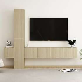 vidaXL TV Stand 5 piece sonoma oak chipboard 3078970