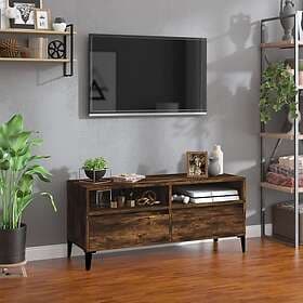 vidaXL TV Stand rökfärgad ek 100x34.5x44.5 cm constructed wood 831906