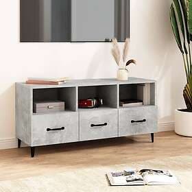 vidaXL TV Stand betonggrå 102x35x50 cm konstruerat trä 812613