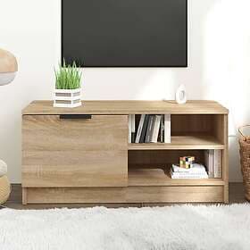 vidaXL TV Stand sonoma-ek 80x35x36.5 cm konstruerat trä 811472
