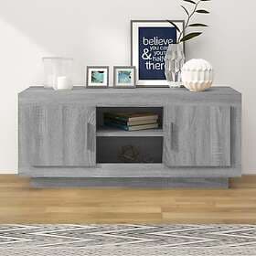 vidaXL TV Stand grå sonoma 102x35x45 cm konstruerat trä 817226