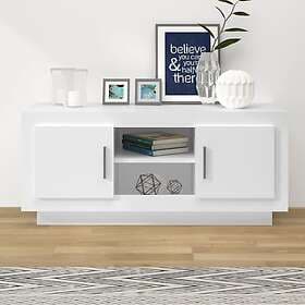 vidaXL TV Stand vit 102x35x45 cm konstruerat trä 811790