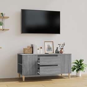 vidaXL TV Stand grå sonoma 102x44.5x50 cm konstruerat trä 819602