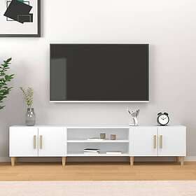 vidaXL TV Stand vit 180x31.5x40 cm konstruerat trä 816256
