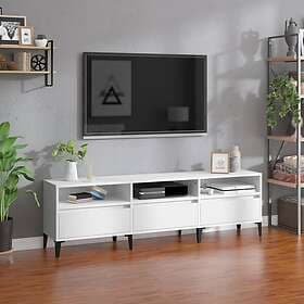 vidaXL TV Stand vit 150x30x44.5 cm konstruerat trä 831917