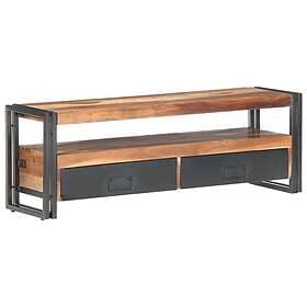 vidaXL TV Stand 120x30x40 cm massivt trä med sheshamfinish 321554